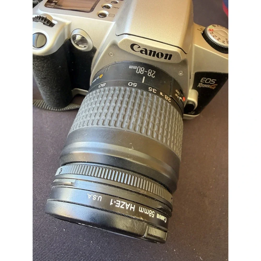 Canon EOS Rebel G 35mm Film Camera w/ 28-80mm Lens Vintage